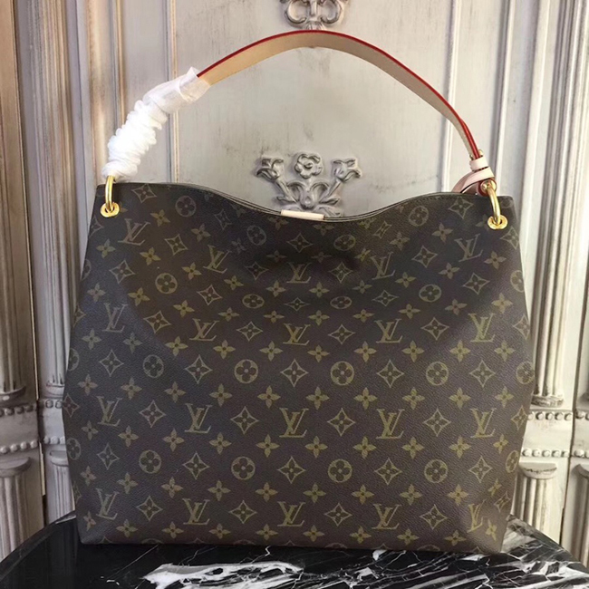 Replica Louis Vuitton Graceful MM Bag Damier Ebene N44045 BLV130
