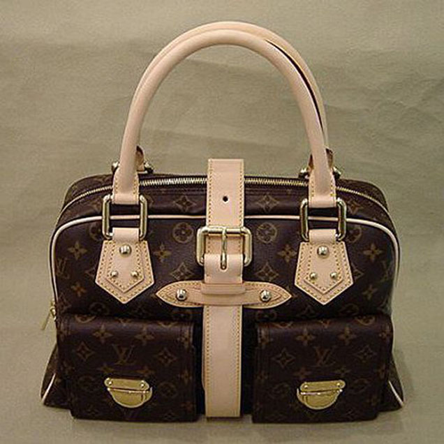 Authentic LOUIS VUITTON Monogram Manhattan GM M40025 from Japan fedex used