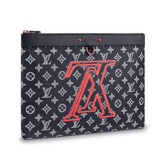 Louis Vuitton Monogram Ink Canvas Pochette Apollo PM Bag M62898 2018