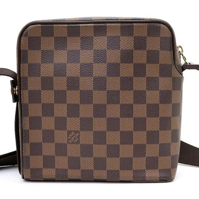 Replica Louis Vuitton N41442 Olav PM Messenger Bag Damier Ebene Canvas For  Sale