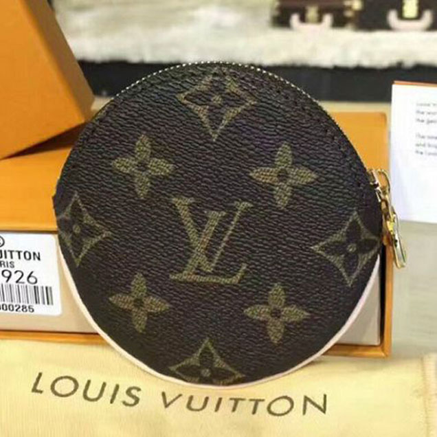 lv round coin purse liner