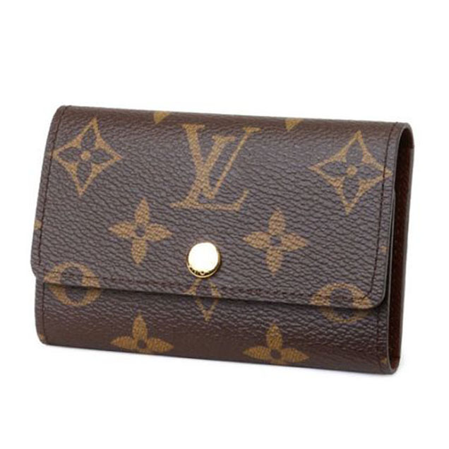 LOUIS VUITTON Louis Vuitton portokure fan face key holder M68452