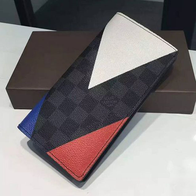 Louis Vuitton Brazza Wallet Regatta – Pursekelly – high quality 