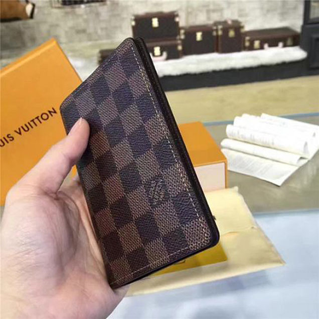 Louis Vuitton Passport Cover Damier Ebene For Men, Men's Wallet