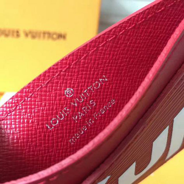 Louis Vuitton x Supreme Porte Carte Simple Epi Red - US